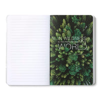 Compendium Softcover Journal - The world is grand, awfully big and astonishingly beautiful. – A Write Now Journal with 128 Lined Pages, 5″W x 8″H 