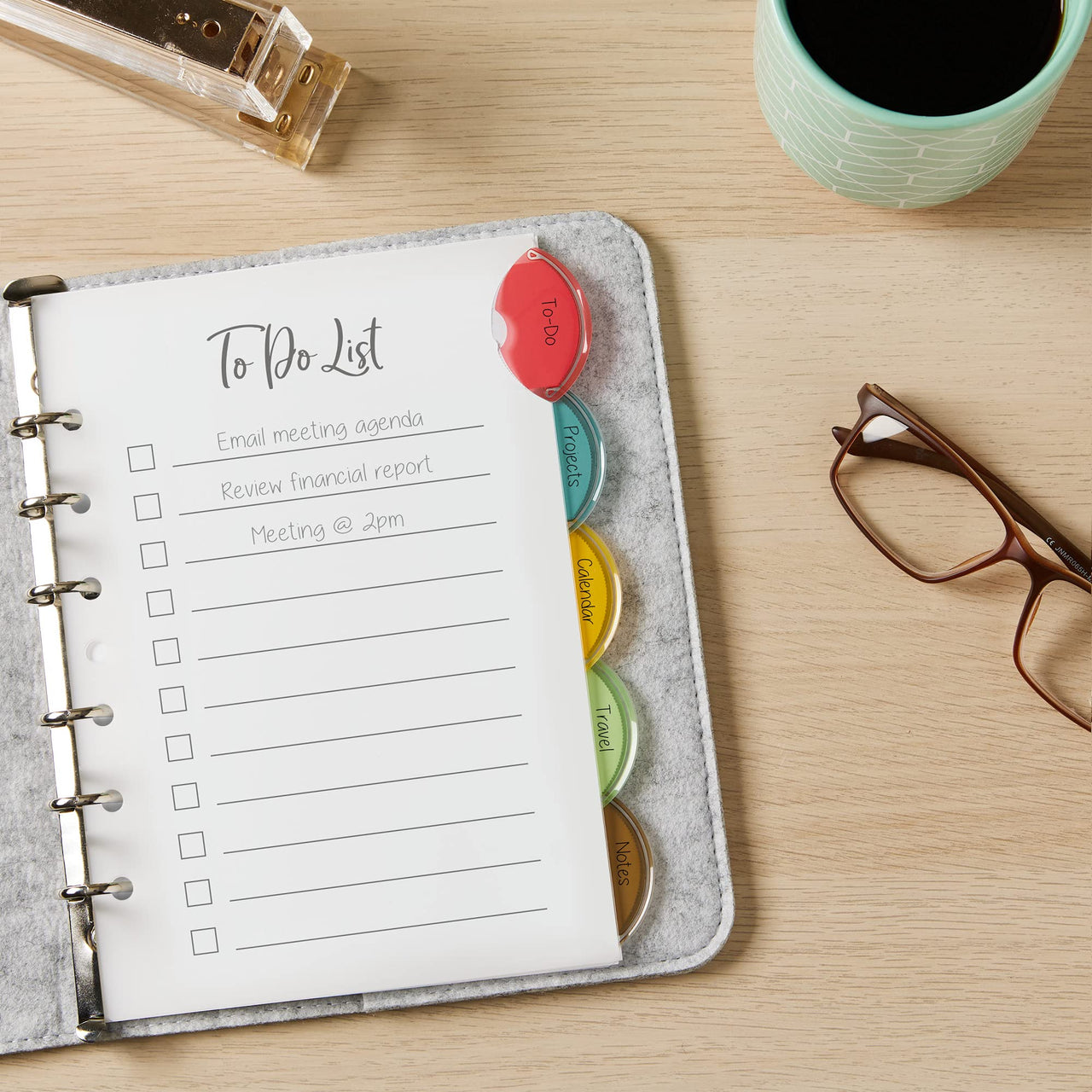 Avery Insertable Style Edge Plastic Mini Dividers for 3 Ring Binders, 5.5" x 8.5", 5-Tab Sets, Multicolor, 4 Binder Divider Sets (21118)