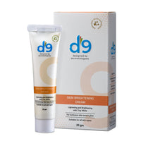 D9 Skin Brightening Cream|With Ceramides & Kojic Acid|For Dark Spots And Uneven Skin Tone | Brightens & Hydrates |Suitable for Normal, Oily, Dry, Combination Skin | Sulphate & Paraben Free|Dermatologist Designed-20gm