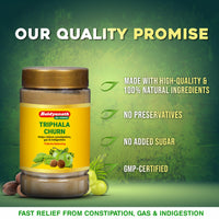 Baidyanath Asli Ayurved Triphala Churna | Helps Relieve Constipation | Quick Acidity & Gas Relief | Enriched With Amla - 500Gms (Pack Of 2)