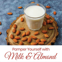 Raissa Milk & Almond Moisturizing Soap, 85g (Pack of 8) | Natural Milk & Almond Extracts | Hydrating Bathing Bar | Combo Pack for Soft & Nourished Skin