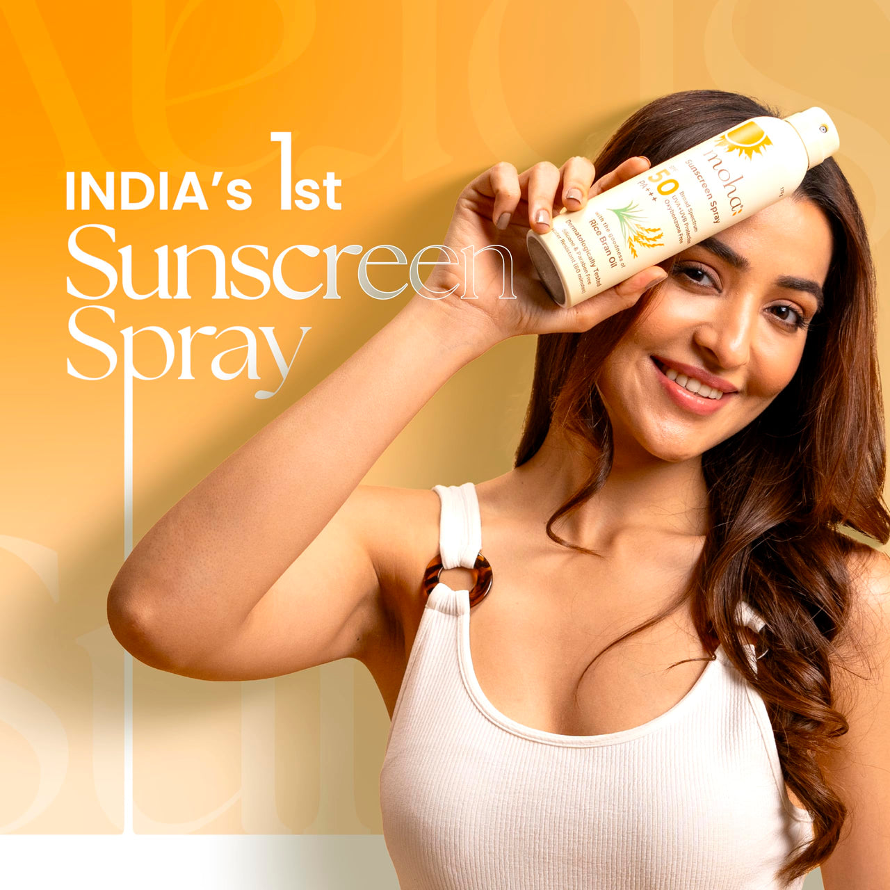 Moha Sunscreen Spray Spf 50 Body Sunscreen Spray Waterproof Lightweight Uva+Uvb Protection, No White Cast, Broad Spectrum Pa+++, For Women & Men, Spray Sunscreen for face & Body,170ml Pack Of 1