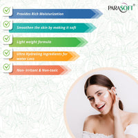 Parasoft Cream for Dry & Dehydrated Skin Intense Moisturizer Nourishing Cold & Winter Cream with Goodness of Aloevera for both Men & Women, Non-Greasy Paraben Free-100gm