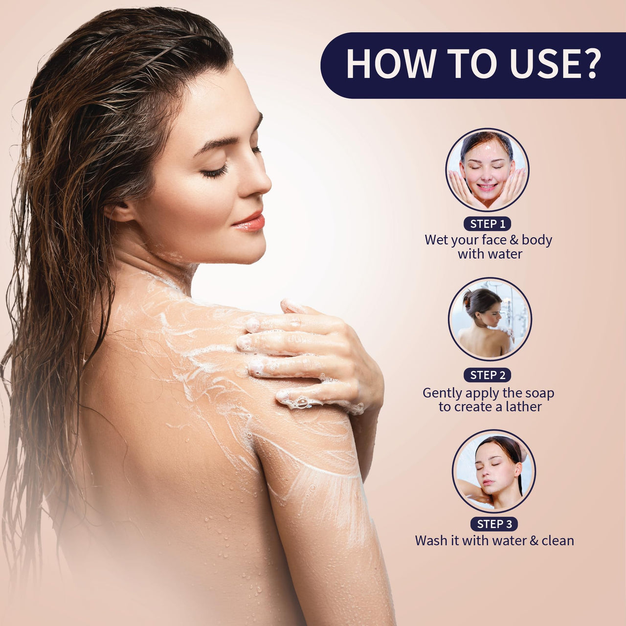 Ayouthveda Nuts & Saffron Luxury Castile Soap | CleanseTones & Rejuvenates Skin | Natural & Herbal Soap With Goodness Of SaffronAlmond & Olive Oil | Without Harmful Chemicals (Pack Of 2-100g each)