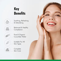 OZONE Classic Cucumber Liquid Toner for Anti Acne, Pore Tightening, Skin Purifying for Oily, Acne Prone & Dull Skin. Natural Product - No Paraben, No Sulphate, No Chemical. 100 Ml