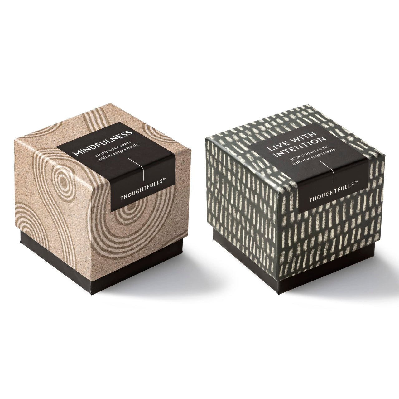 Compendium ThoughtFulls Pop-Open Cards — 2-Pack of Mindfulness, Live with Intention — 60 Pop-Open Cards, Each with a Different Message Inside 2-Pack - Mindfulness and Live with Intention