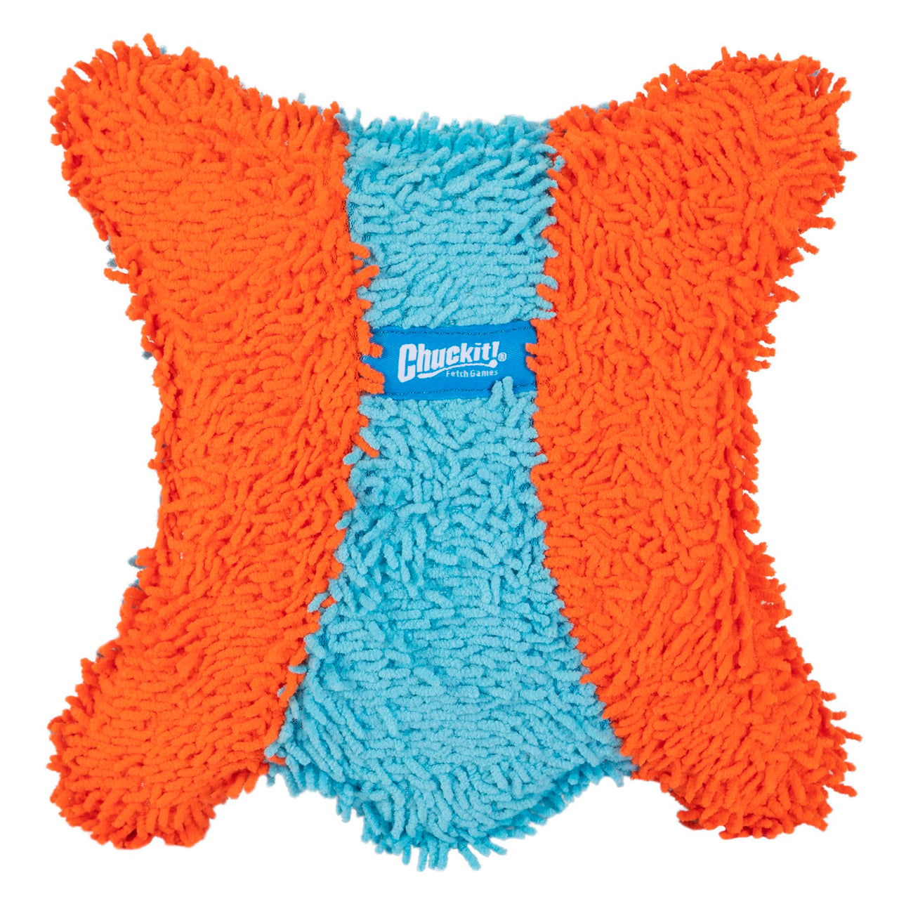 Chuckit Indoor Fetch Squirrel Dog Toy (9 Inch), Orange and Blue Orange & Blue Fumbler