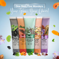 Dazller Daily Fresh Gentle Face Wash (Neem, Daily Recharge, True Glow, 100 g (Pack of 3))