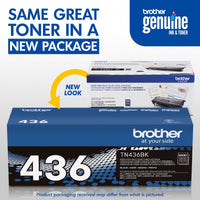 Brother TN436BK Super High Yield Toner-Retail Packaging, Black Black Toner