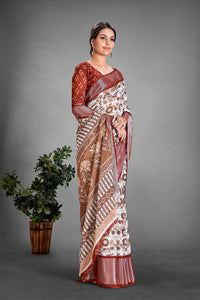 Amazon Brand - Tavasya Women Women Saree