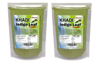 Khadi Omorose Indigo Leaf Powder For Hair (100 Grams) | (Pack of 2) | Total 200 Grams