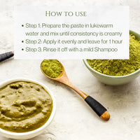 Ashpveda Natural Hair Colour for Women | Henna & Indigo Combo | 100% Pure Herbal Colour (50 gm Pack of Each)