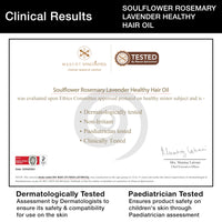 Soulflower Rosemary Lavender Hair Oil For Hair Growth, Hair Fall Control, Healthy Scalp, Long Hair, Rosemary, Lavender, Castor|100% Pure, Natural, Organic, Clinically Proven for Hair Growth, 120ml