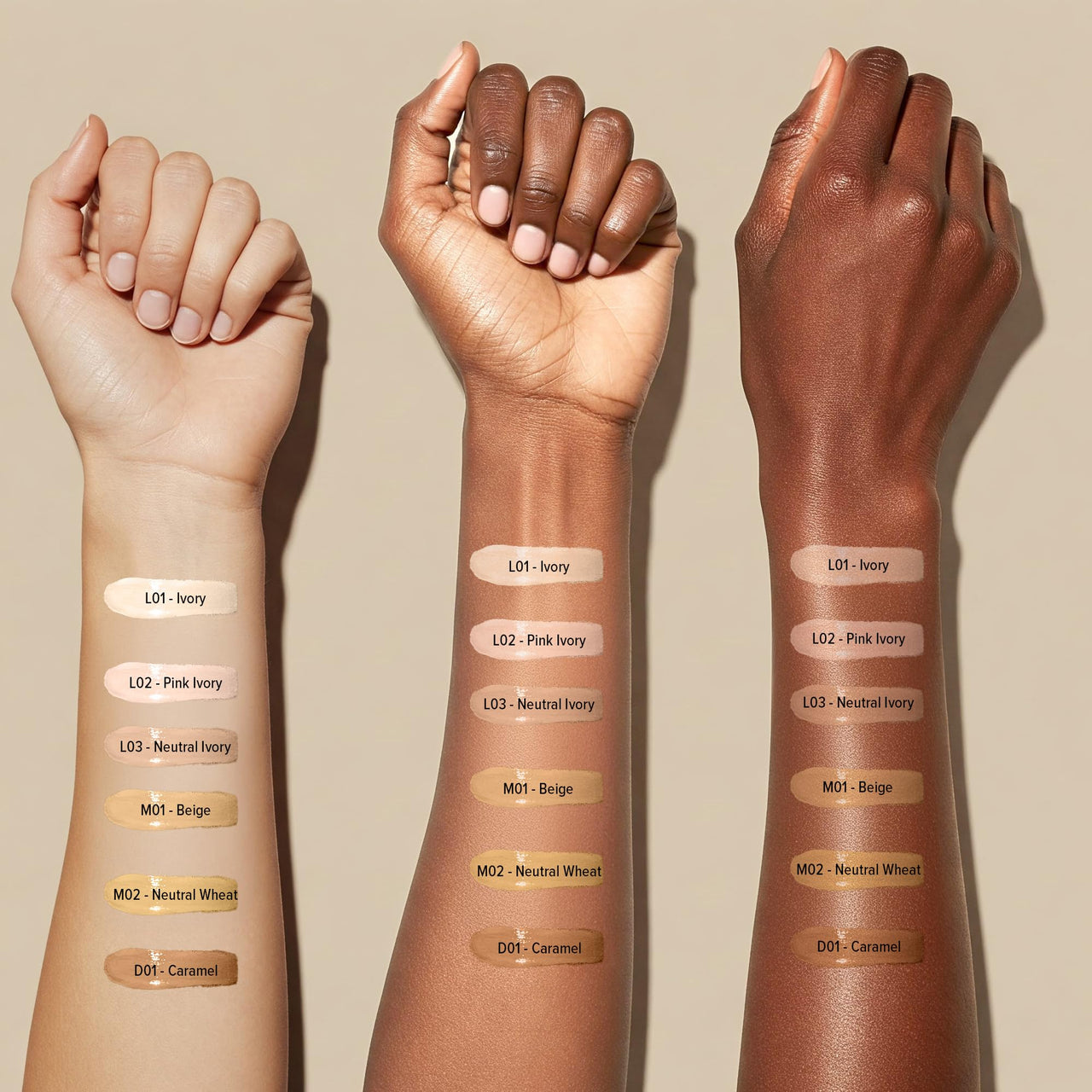 Mila Beauté Built to Cover Liquid Foundation I Medium to Buildable Coverage I Matte Finish I Lightweight I SPF 20 I Super Hydrating with Hyaluronic Acid (D-1-Caramel, 30ml)