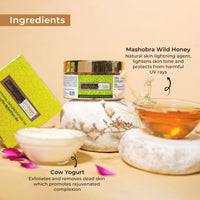 Indus Valley Organic And Natural Cow's Milk Yogurt & Honey Gel | All skin type - 50 ML