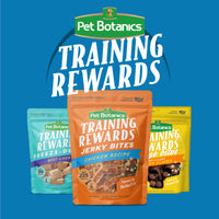 Pet Botanics 12 oz. Pouch Training Rewards Jerky Bites, Chicken Recipe, with 225 Treats Per Bag, The Choice of Top Trainers