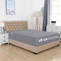 Elegant Comfort 1500 Premium Hotel Quality 18-24 Inches Deep - Extra Deep Pocket Single Fitted Sheet for High Mattress, Luxury and Softest, Smart Pocket - Wrinkle Free, California King, Marine Teal Cal King - EXTRA DEEP Pocket