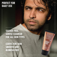 Yaan Man Face Wash, 85 g | Hydrating, Sulfate-Free, Gentle Cleanser for Men | For all skin types | Non-drying | Daily Use