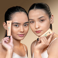 Beauty Berry Beauty Booster High Coverage Foundation | Lightweight Natural Finish | Easily Blendable | Long Lasting Liquid Foundation for Women (Classic Ivory, 35ml)