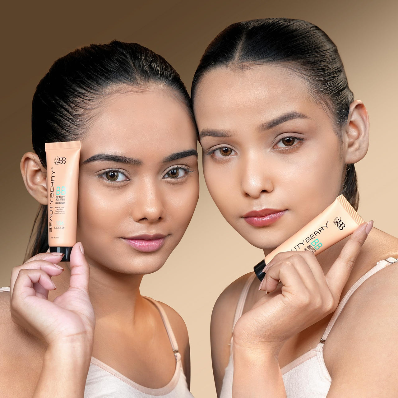 Beauty Berry Beauty Booster High Coverage Foundation | Lightweight Natural Finish | Easily Blendable | Long Lasting Liquid Foundation for Women (Sand, 35ml)