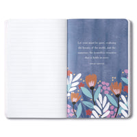Compendium Softcover Journal - Dwell on the beauty of life.  A Write Now Journal with 128 Lined Pages, 5?W x 8?H