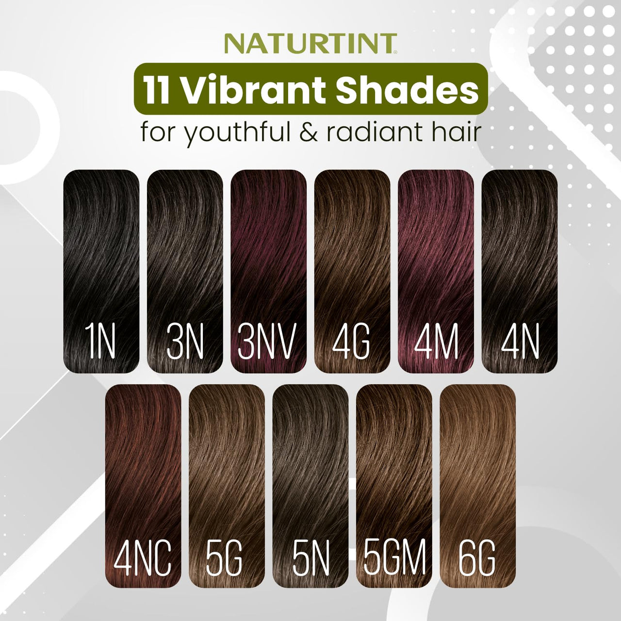 Naturtint Permanent Hair Colour Dark Brown 3N | For Optimal Scalp Care| 100% Grey Coverage | Long Lasting Hair Colour | Ammonia Free Vegan | No Parabens | Enriched with Olives & Organic Shea Butter