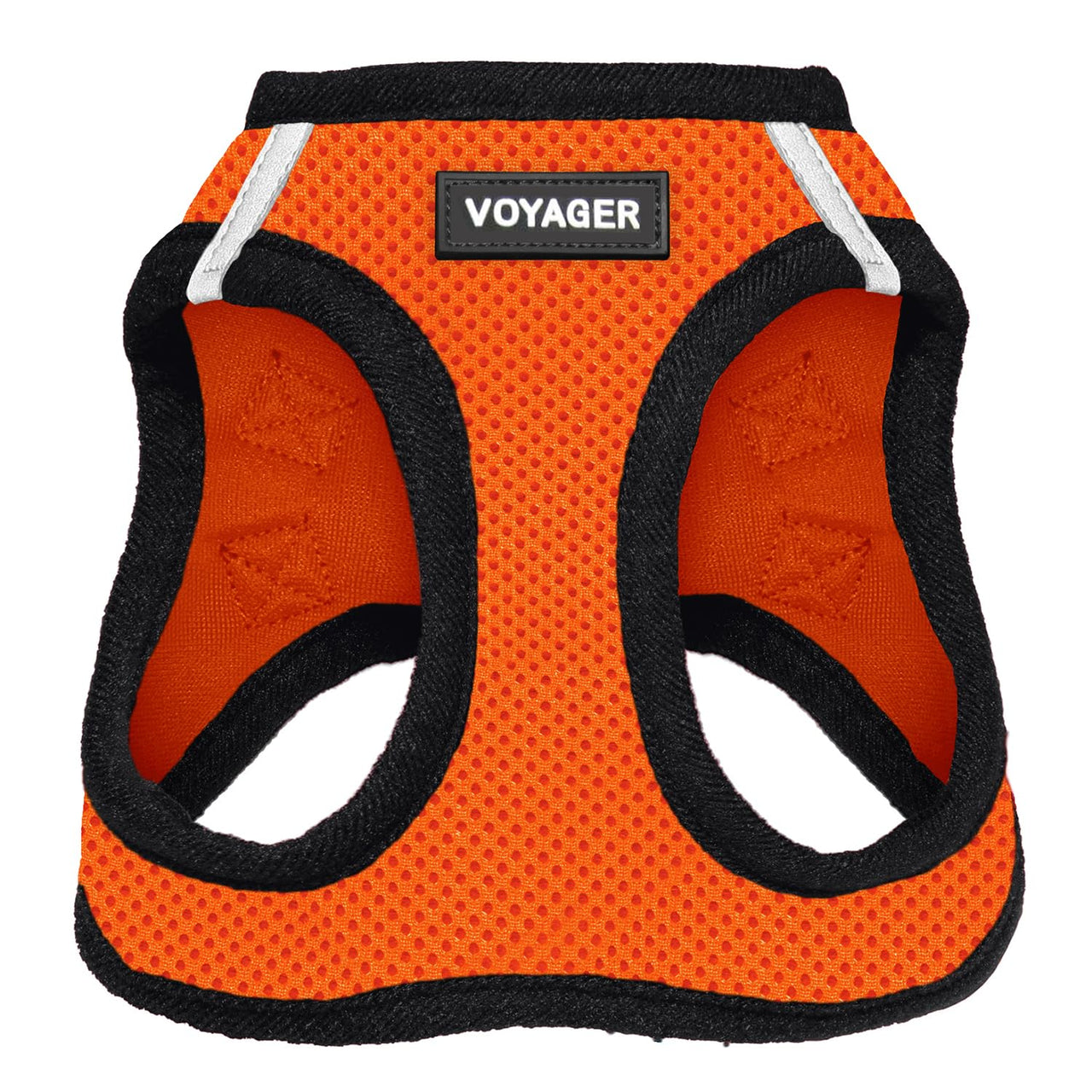 Voyager Step-in Air Cat Harness - All Weather Mesh Step in Vest Harness for Small and Medium Cats by Best Pet Supplies - Harness (Orange/Black Trim), XXXS (Chest: 9.5-10.5")