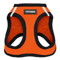 Voyager Step-in Air Cat Harness - All Weather Mesh Step in Vest Harness for Small and Medium Cats by Best Pet Supplies - Harness (Orange/Black Trim), XXXS (Chest: 9.5-10.5