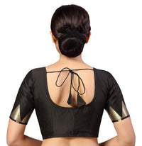 X3 Women's  Polyester Short Sleeves Silky Saree