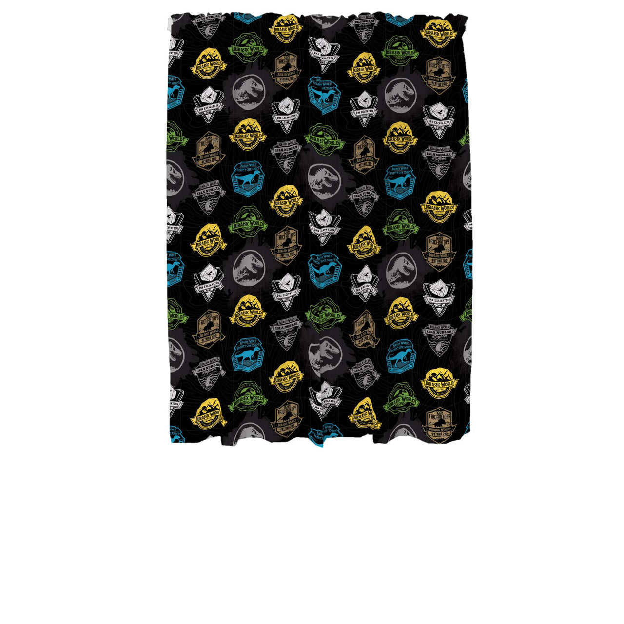 Franco Kids Room Window Curtains Drapes Set, 82 in x 63 in, Jurassic World