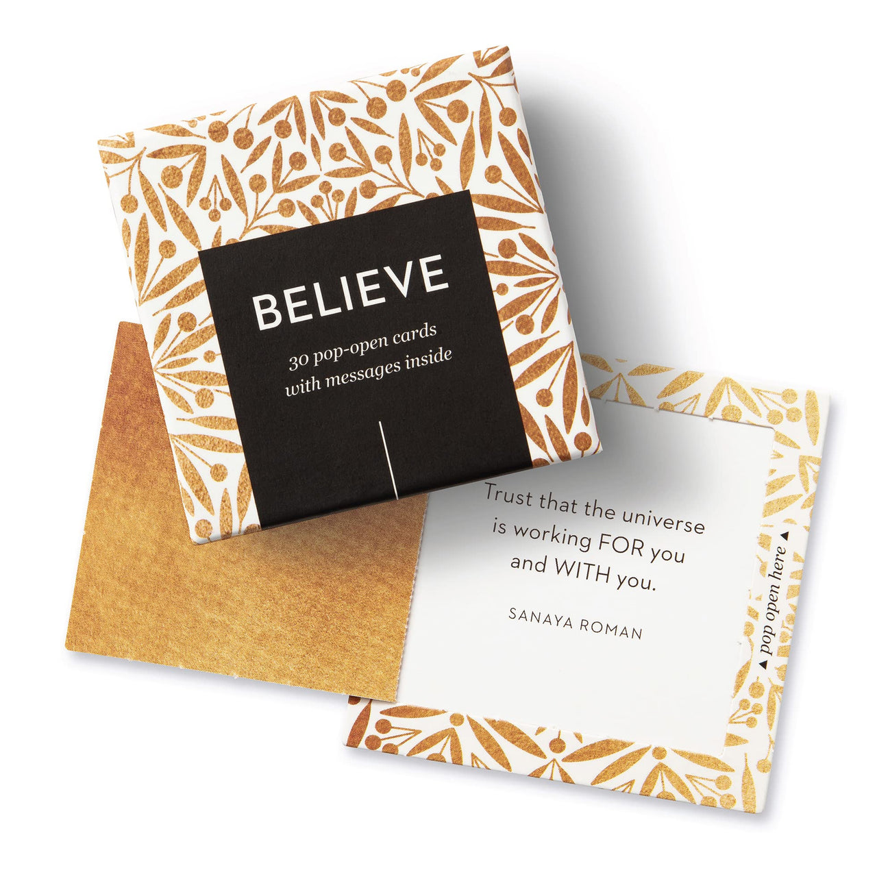 Compendium ThoughtFulls Pop-Open Cards — Believe — 30 Pop-Open Cards, Each with a Different Inspiring Message Inside