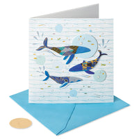 Papyrus Blank Card - Designed by House of Turnowsky (Whales) ‎Whales