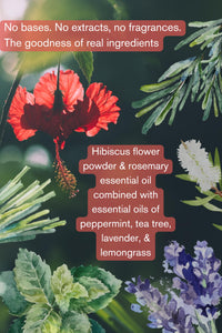 The Nature Mill Hibiscus Rosemary Hair Serum Oil. For stronger hair. 100ml (Almond Peppermint)