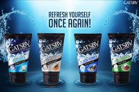 Gatsby Cooling Face Wash - Perfect Clean, Contains Charcoal Powder, Deep Cleanses, Powered With 3X Scrub, 100gm
