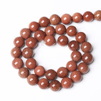 61pcs 6mm Natural Gold Sandstone Beads Energy Crystal Healing Power Gemstone Round Loose Beads for Jewelry Making DIY Bracelet Necklace 15“