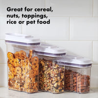 OXO Good Grips Airtight POP Large Cereal Dispenser (4.5 Qt),White 4.5 Qt - Bulk Cereal