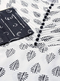 Yash Gallery Women's  Cotton Floral Printed Straight Kurta Palazzo & Dupatta Set for Women