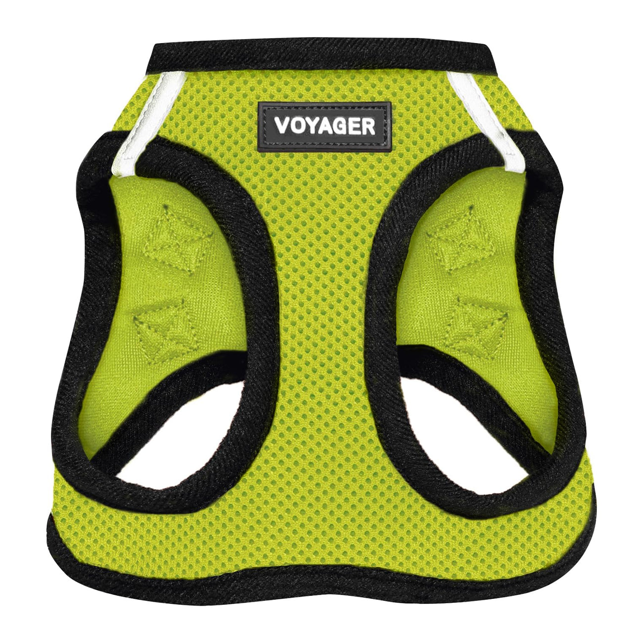 Voyager Step-in Air Dog Harness - All Weather Mesh Step in Vest Harness for Small and Medium Dogs and Cats by Best Pet Supplies - Harness (Lime Green/Black Trim), XL (Chest: 20.5-23") Harness (Lime Green/Black Trim) XL (Chest: 20.5 - 23")