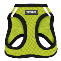 Voyager Step-in Air Dog Harness - All Weather Mesh Step in Vest Harness for Small and Medium Dogs and Cats by Best Pet Supplies - Harness (Lime Green/Black Trim), XL (Chest: 20.5-23