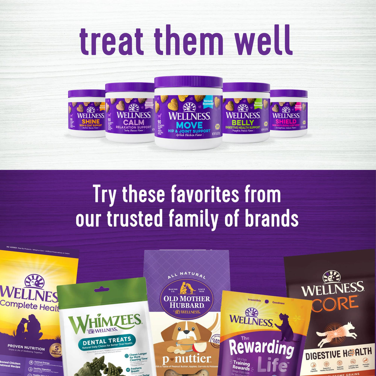 Wellness Tasty Cheese Flavored Soft Chews Calming Supplements for Dogs, 90 Count