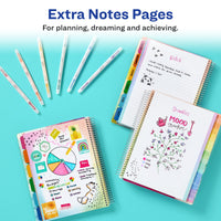 Avery + Amy Tangerine Designer Collection Academic Planner, July 2023-June 2024, School Planner with Stickers, 8.25