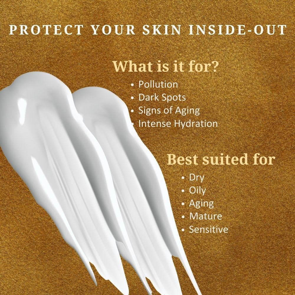 Svarasya Panchpushp - The Ancient Skin Hydration Lotion For Face with Natural ingredients | Retaines moisture upto 8 hours | Hydrates dull and dry skin | Non-greasy, lightweight, and dewy finish | For soft & glowing skin (Moisturizer, 50 Ml)