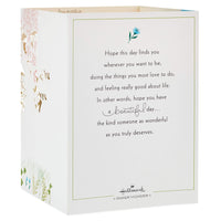 Hallmark Paper Wonder Displayable Pop Up Birthday Card for Women (Beautiful Day) Pop Up, Beautiful Day