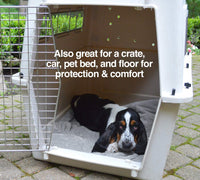 PetFusion Premium Dog Blanket, Cat Blanket | Ultra Soft Pet Blanket Available in Plush or Quilted, 2 Colors (Grey, Brown) | Perfect Blanket for Small Dogs & Large Dogs. 12 Month Warranty X-Large (60 x 48