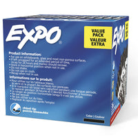 EXPO White Board Dry Erase Markers, Chisel Tip - Perfect Dry Erase Board Markers, Whiteboard Markers, Low-Odor, Black, Pack of 36 1 Count (Pack of 36)