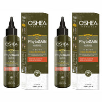 Oshea Herbals Phytogain Natural Hair Growth Oil Enriched with Bhrinjaraj | Promotes Strong Hair Growth | Paraben & Silicone Free - 110ml (Pack of 2)