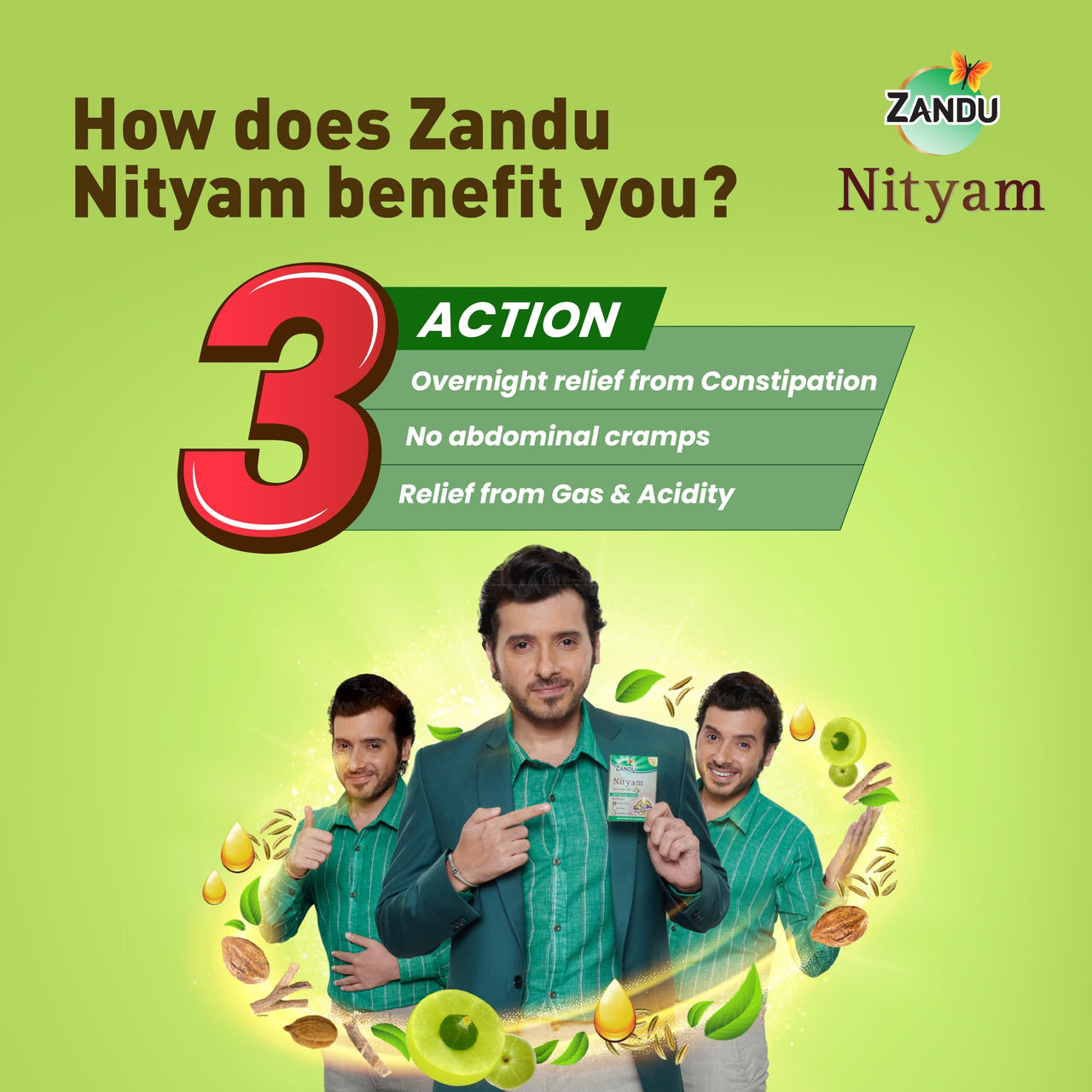 Zandu Nityam 30TAB(pack of 3)