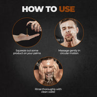 BEARDO DeTan Face Wash for Men, 200ml | Coffee Facewash, Aloe Vera, Vitamin E | Helps to Reduce Tan | Exfoliates & Hydrates for Smooth & Oil Free Skin