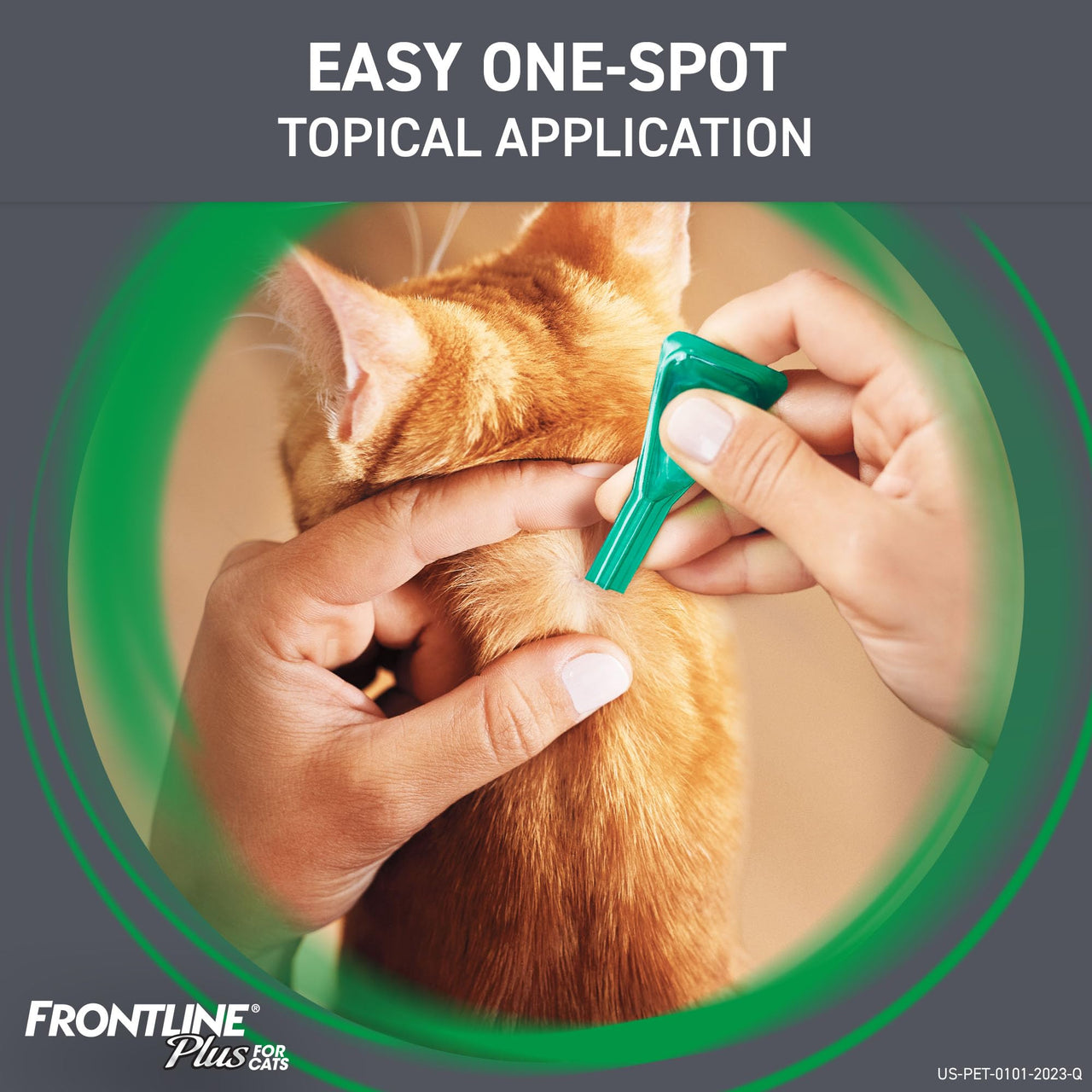 FRONTLINE Plus Flea and Tick Treatment for Cats Over 1.5 lbs., 8 Treatments 8 Count
