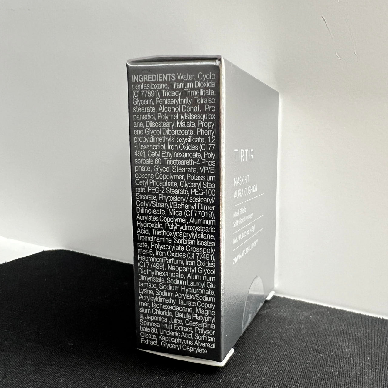 TIRTIR Mask Fit Aura Cushion Foundation, Full coverage, Skin fit, Satin Glow Finish, Korean Cushion Foundation #21W NATURAL IVORY, 4.5g